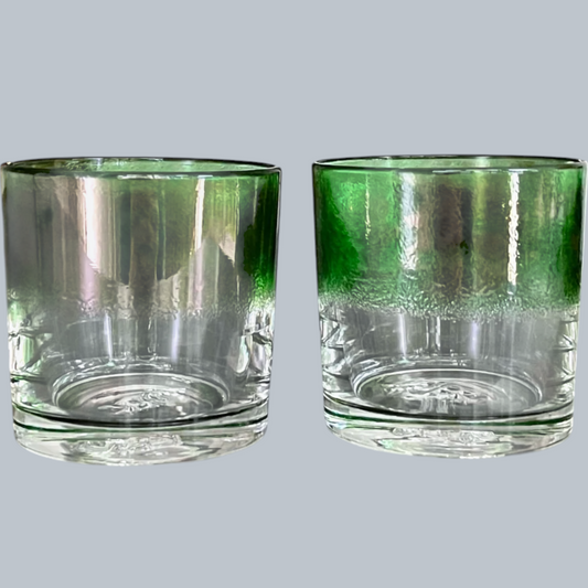 Emerald Forest Ombre Rocks Glasses – Set of 6
