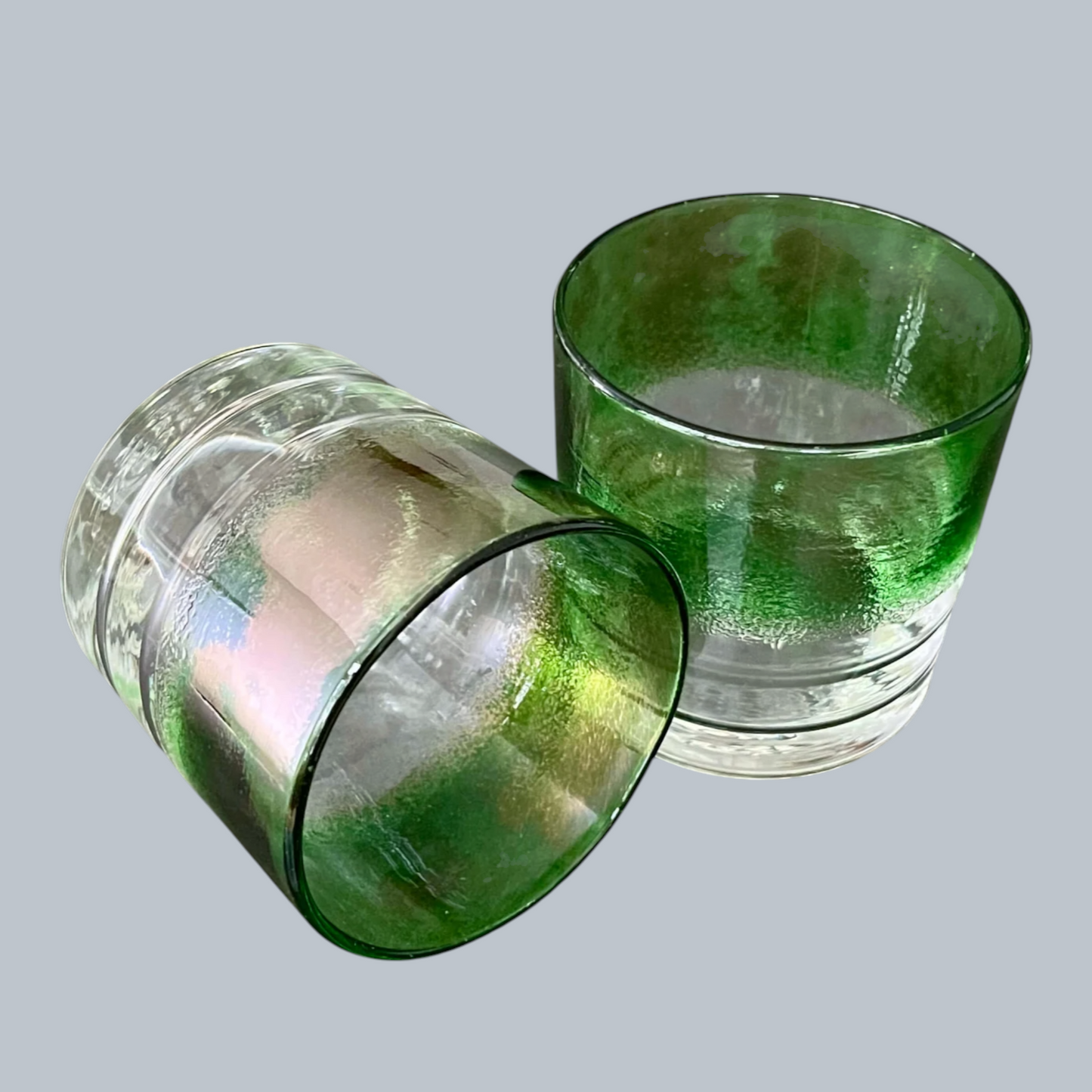 Emerald Forest Ombre Rocks Glasses – Set of 6
